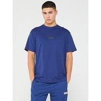 Versace Jeans Couture Metal Plaque Logo T-Shirt - Blue