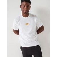 Versace Jeans Couture  78GAHT08  men's T shirt in White