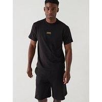 Versace Jeans Couture  78GAHT08  men's T shirt in Black