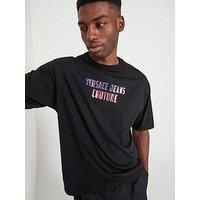Versace Jeans Couture Sauvage Print T-Shirt - Black