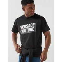 Versace Jeans Couture Large Vjc Square Logo T-Shirt - Black