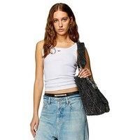 Diesel T-Anky-D Small Logo Vest Top - White