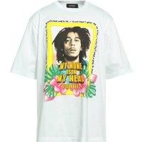 Dsquared2 Skater Fit Home Is In My Head Logo White T-Shirt