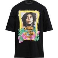 Skater Fit Home Is In My Head Logo Black T-Shirt