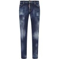 Skater Jean Canadian Flag Badge Blue Wash Jeans