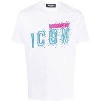 Icons Pixel Logo Cool Fit White T-Shirt