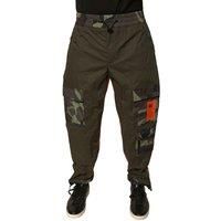 Dolce & Gabbana Multicolor Camouflage Jogger Cargo Men's Pants Authentic