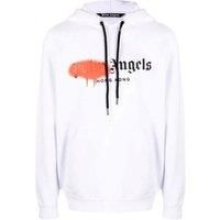 Hong Kong Sprayed Logo White Hoodie