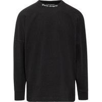 Palm Angels Men's Classic Logo Long Sleeve Black T-Shirt | Size: XS