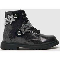 Lelli Kelly Black Stella Stellina Girls Junior Boots