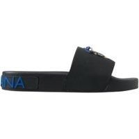 DOLCE & GABBANA Shoes Black Slides Sandals Beach Saint Barth EU37 / US6.5