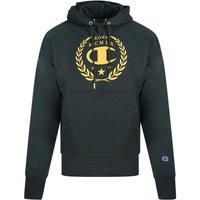 Champion Rome Logo Black Hoodie
