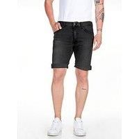 Replay 981 Denim Shorts- Dark Grey