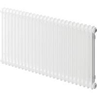 DeLonghi 600mm x 1222mm 3975BTU Traffic White Horizontal 2 Column Radiator (826TA)
