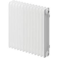 DeLonghi 600mm x 624mm 2695BTU Traffic White Horizontal 4 Column Radiator (481TA)