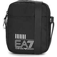 Emporio Armani EA7 men crossbody bags black - white logo
