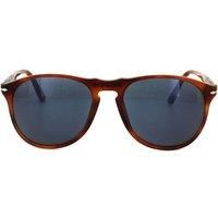 Persol Sunglasses 9649 96/56 Terria di Siena Tortoise Blue