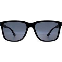 Rectangle Rubber Black Grey Polarized EA4047