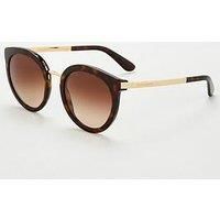 Dolce & Gabbana Women's 0DG4268 502/13 52 Sunglasses, Havana/Browngradient