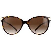 Burberry Women's 0BE4216 300213 57 Sunglasses, Dark Havana/Browngradient