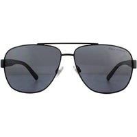 Polo Ralph Lauren Sunglasses PH3110 926781 Semi Shiny Black Grey Polarized