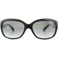 Ray-Ban Sunglasses Jackie Ohh 4101 601/T3 Shiny Black Grey Gradient Polarized