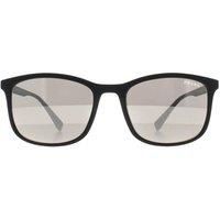 Prada Sport Men's 0PS01TS DG02B0 56 Sunglasses, Black Rubber/Lightgreymirrorsilver