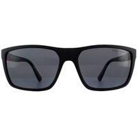 Polo Ralph Lauren Men's 0Ph4133 528481 59 Sunglasses, Black (Black/Polargrey)