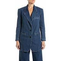 Replay Denim Co-Ord Blazer - Blue