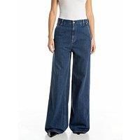 REPLAY Women/'s W8247 Jeans, 007 Dark Blue, 31W x 32L