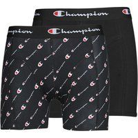 Champion  BOXER X2  men's Boxer shorts in Black