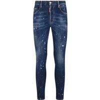 Dsquared2 Super Twinky Jean Splatter Design Blue Jeans