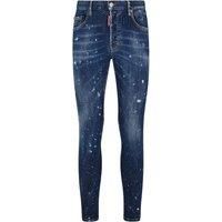 Super Twinky Jean Splatter Design Blue Jeans