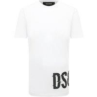 Cool Fit Large DSQ2 Logo White T-Shirt