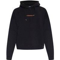 Dsquared2 Men's Cipro Fit Small Logo Black Hoodie£ | Size: Large