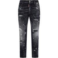 Dsquared2 Skater Jean Paint Splatter Black Wash Jeans