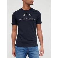 Armani Exchange Men/'s 8nztcj T-Shirt, Blue (Navy 1510), L
