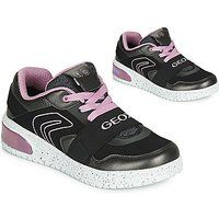 Geox  J XLED GIRL  girls's Children's Shoes (High-top Trainers) in Black