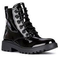 Geox Girl/'s J Casey Girl G Ankle Boots, Black, 1.5 UK Child