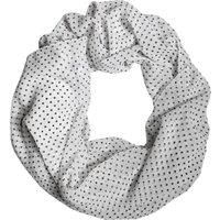 Polka Dot Silk Scarf- White Scarves