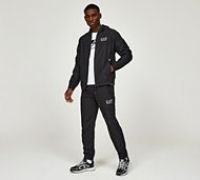 Ea7 Emporio Armani Ventus Tech Hooded Tracksuit - Black