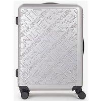Valentino By Mario Valentino  Starlight Polycarbonate Carry-On Suitcase Fuxia S