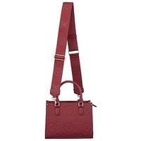 VALENTINO handbag shoulder bag crossbody Samba Re Shopping Bag Rosso Scuro burgundy