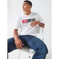 Diesel T-Div Graphic T-Shirt- White