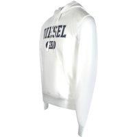 Men's Hoodie Diesel S-Ginn 1-B Pullover in White