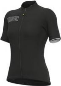 Alé Cycling Women/'s Solid Colour Block Short Sleeve Jersey, Black, S
