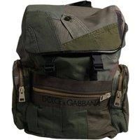 Dolce & Gabbana Men's Patchwork Backpack MultiPocket - Green