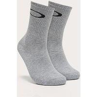 Oakley Mens Ellipse Crew Socks (3 Pack) - Grey