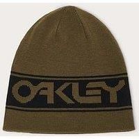 Oakley Men/'s Thermonuclear Protection Reversible Beanie Hat, Blackout/White, One Size