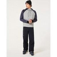 Oakley Mens Sierra Dwr Waterproof Fleece Ski Hoodie 2.0 - Grey